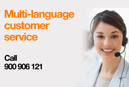 Multi-language customer service
